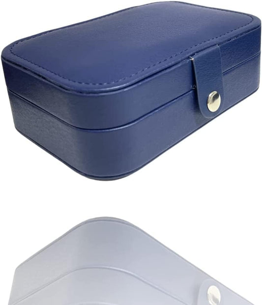 Jewellery Box Organiser - (NAVY BLUE / PINK)