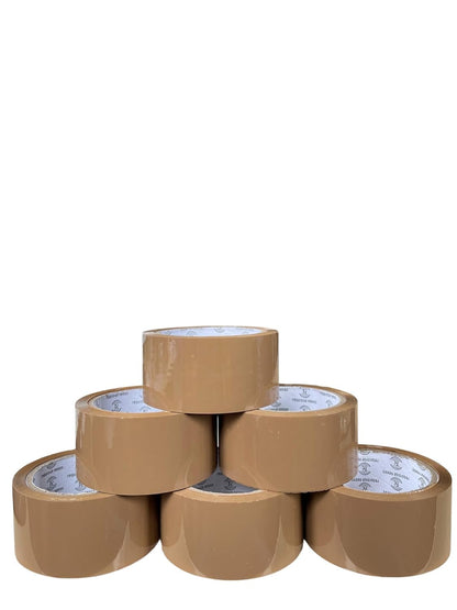 Brown Packaging Tape – (48mm X 66m) Heavy Duty (Pack of 12)