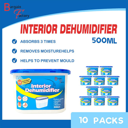 Dehumidifier Remove Moisture 500ml- (Pack of 5/10/20)